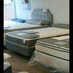 Queen bed pillow top can deliver new