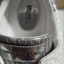 Michael Kors Two-Tone Signature Logo Platform Sneaker
