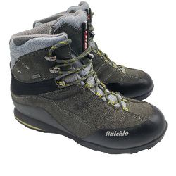 RAICHLE 'X-Degree 7' GTX' Gray Suede WP Leather Hiking Trail Boots Mens Sz 11 M