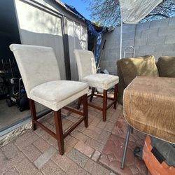 Banco /  Bar Stools/ Beige 