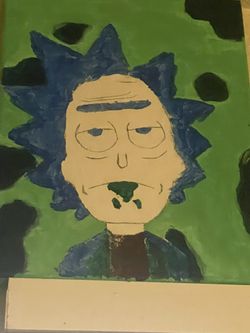Rick And Morty Morty Painting 