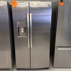 🔥GE SIDE BY SIDE STAINLESS STEEL🔥