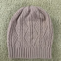 Pink Knit Beanie
