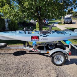 Hobie Fishing Kayak With Trailer