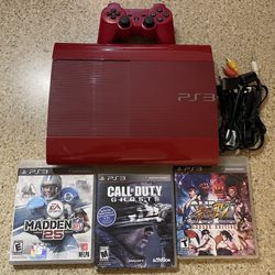 PlayStation 3 Super Slim 500GB Scarlet Red