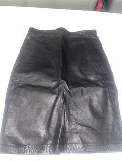 Leather skirt