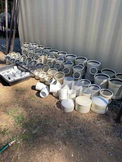 Lot of Multi Fittings Sewer Pipe Fittings SDR35 Wyes Elbows sleeves