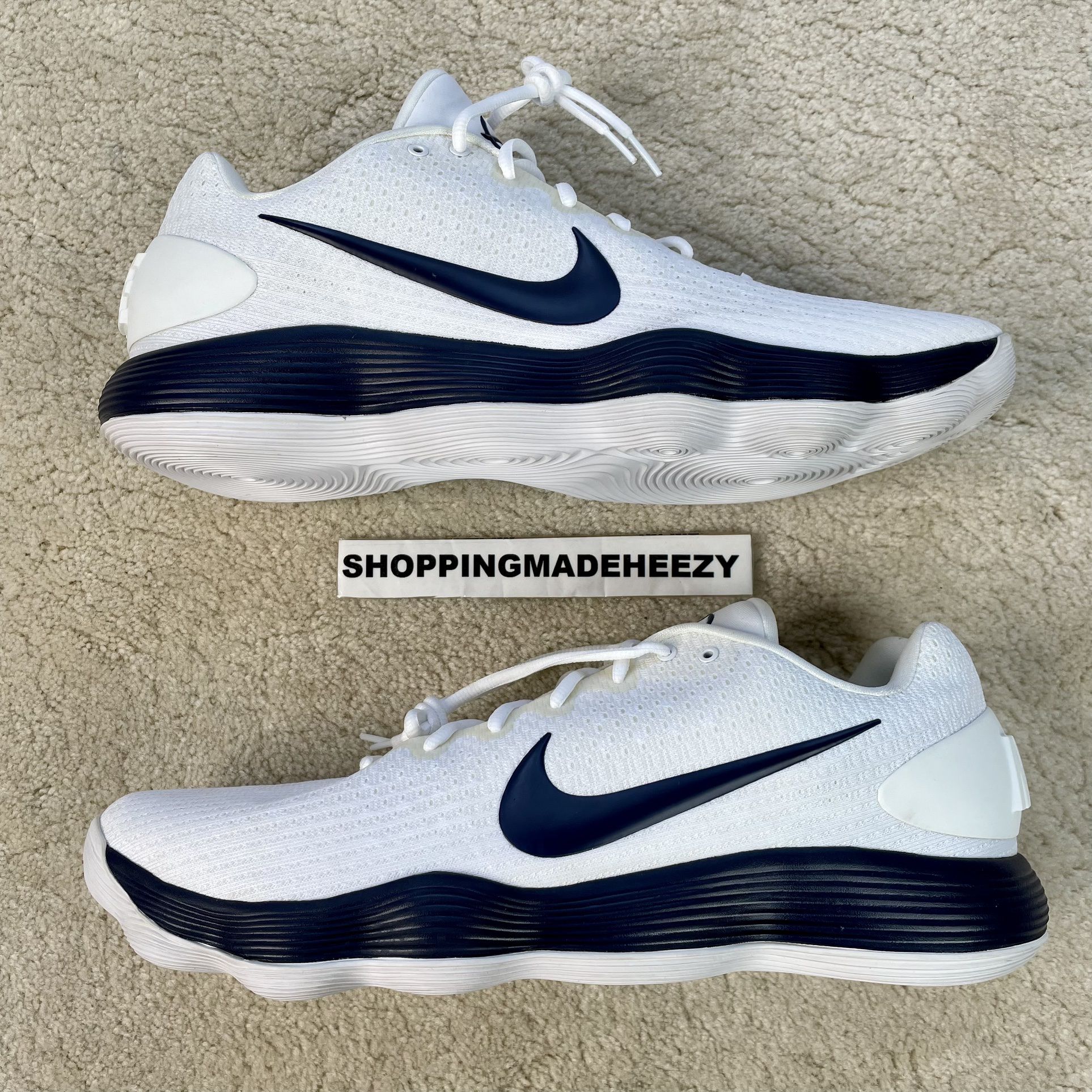 [US 18] NIKE HYPERDUNK 2017 Low TB Team Basketball White Midnight Blue for Sale in Plano, TX OfferUp