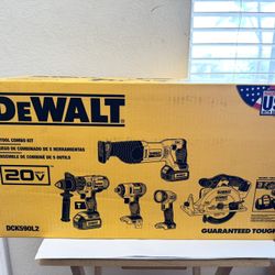 Dewalt 20V MAX Cordless 5 Tool Combo Kit with (2) 20V 3.0Ah Batteries and Charger