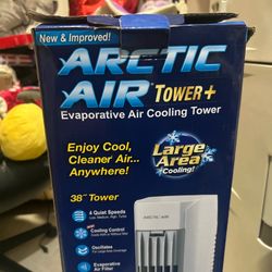 Arctic Air Tower +: Electric Portable Cooling Fan, Quiet Operation, 4 Speeds