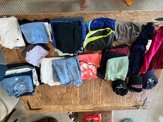 Women’s closet clean out