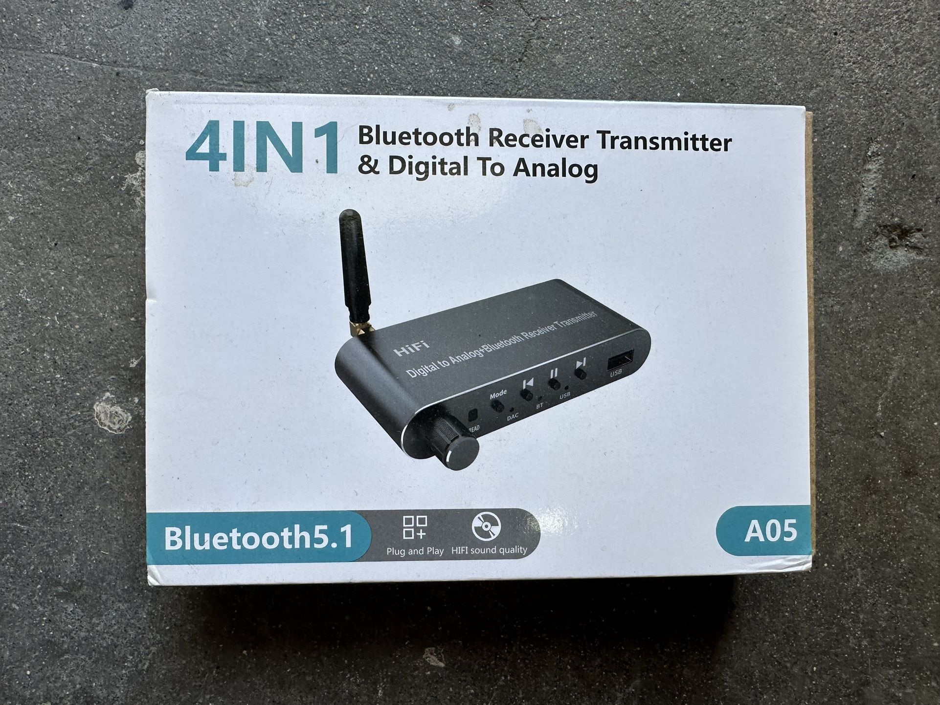 4IN1 Bluetooth Receiver Transmitter & Digital To Analog
