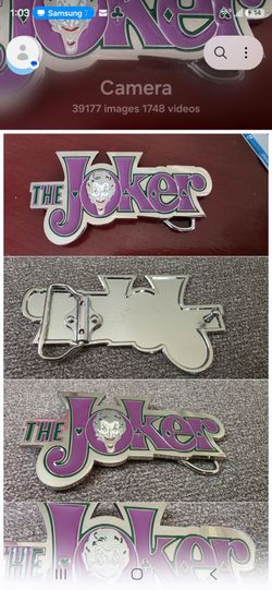 Batman The Joker Belt Buckle see all other items sold separately SHIPPING AVAILABLE