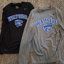 Wayside Middle School EMISD 
Nike unisex size Small  long sleeve Shirts bundle 