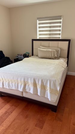 Queen bed with mattress