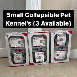 Brand New Small Collapsible Pet Kennels (3 Available) PickUp Available Today