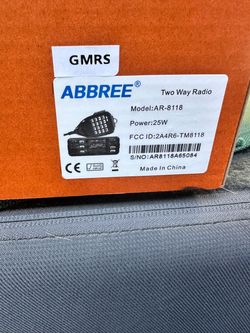 ABBREE AR-8118 GMRS Mobile Two Way Radio