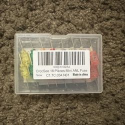 CrocSee Mini ANL Fuse Kit For Car Audio Sound System - 18 Piece (20A-125A)