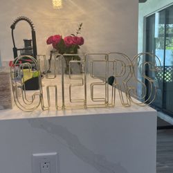 Cheers Decor/wedding Sign 