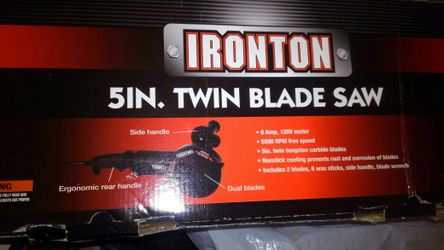 5 inch twin blade saw $45