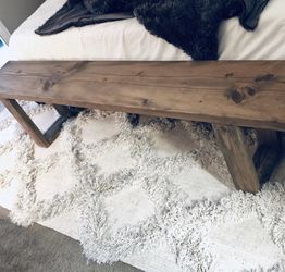 Bench - end of bed bench seat - custom bench
