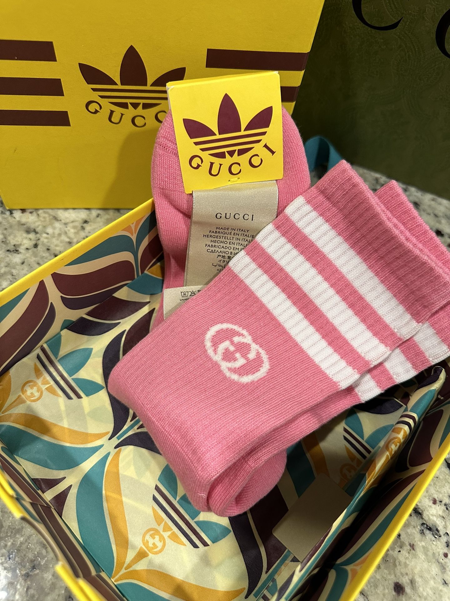 Gucci/Adidas Colab Socks