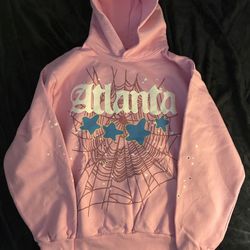 Pink Atlanta Sp5der Hoodie