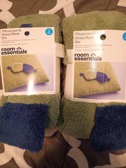 Pillowcase & Sleeping Mask 2 Pack 