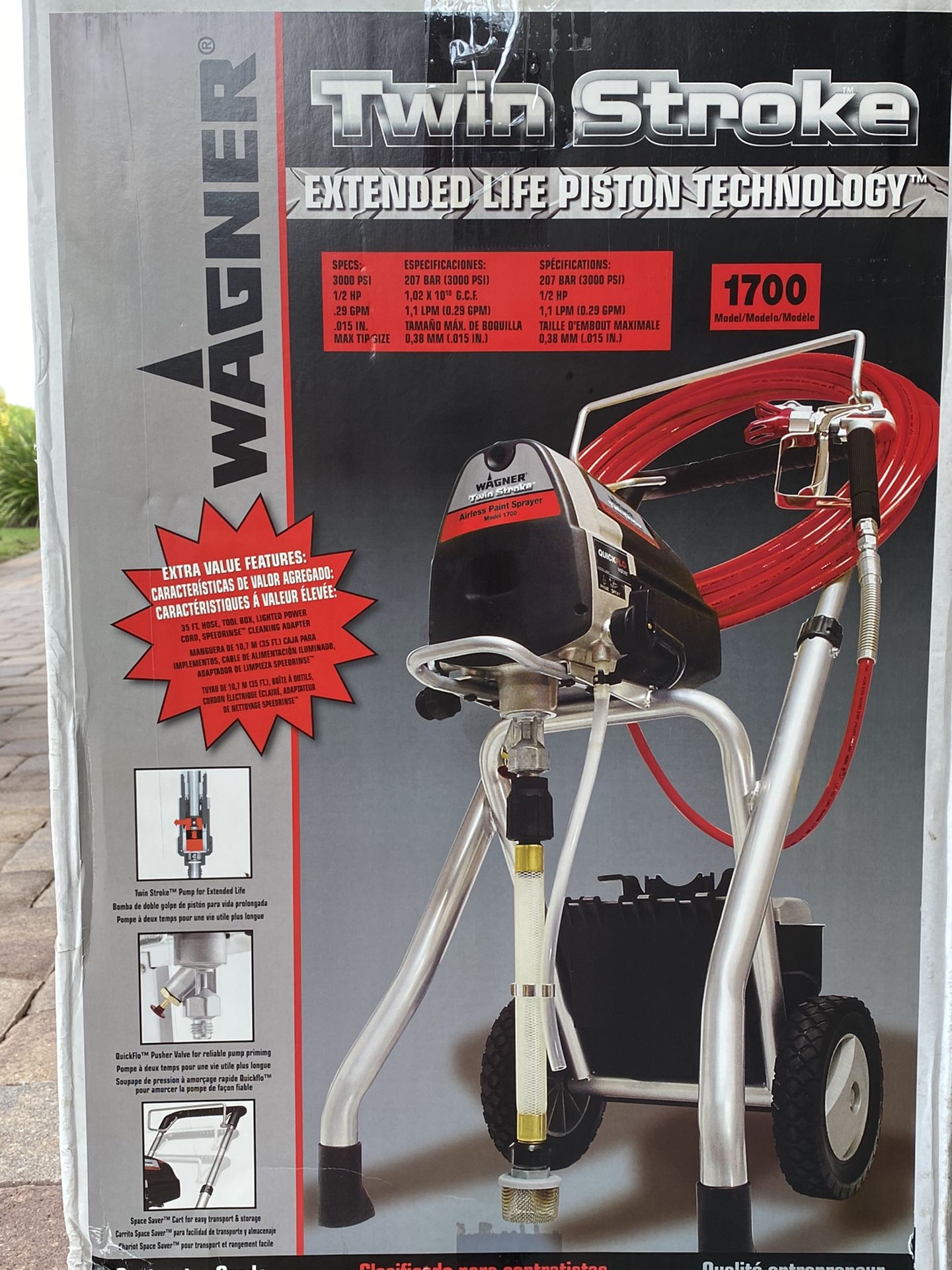 Wagner Twin Stroke Airless Paint Sprayer for Sale in Montverde, FL