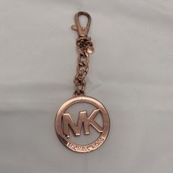 Rose Gold Michael Kors Keychain 