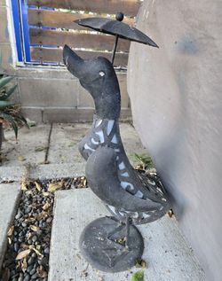Metal Duck Garden Ornament