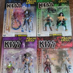 Kiss Psycho Circus Action Figures 