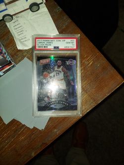 LeBron James 2017 Panini The National Basketball SILVER PRIZM PARALLEL Rare Cleveland Cavaliers Collectible The National Convention VIP Party Insert T