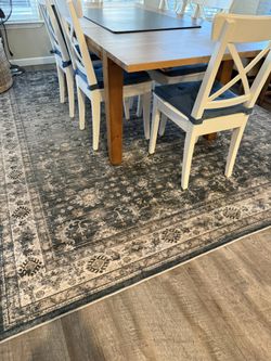 Two Washable Area Rugs