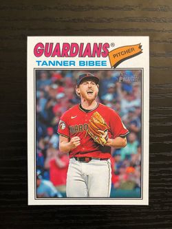Tanner Bibee 2026 Topps Heritage Base Card #74