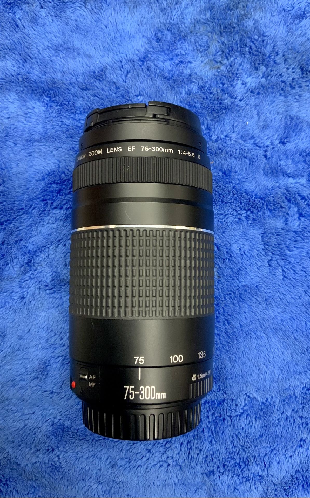 Canon 75-300mm 1:4-5.6 iii Zoom Lens EF AF MF DSLR Camera Cam Photo Video Photography Record Wildlife Sports Portraits Travel Outdoors Hobby
