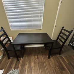 Table with two chairs