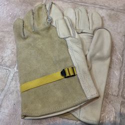 Military Surplus Heavy Duty Leather Work Gloves