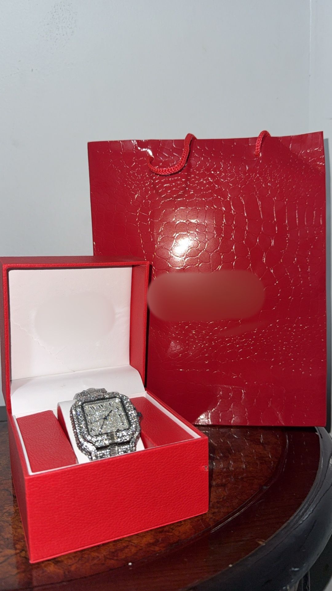 VVS Moissanite Automatic Stainless Steel Watch