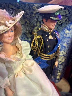 Princess Diana and Prince Charles Wedding Dolls