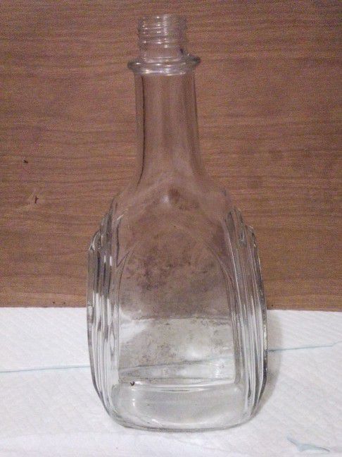 Art Deco Vintage Glass Bottle Art Deco Design Style Glass  