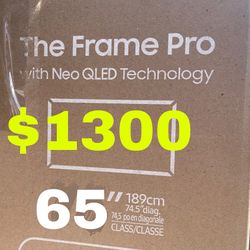 Samsung 65 The Frame Pro Tv (2025) Model 