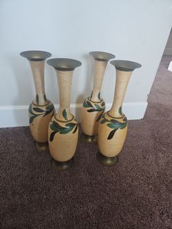 Brass vintage vase