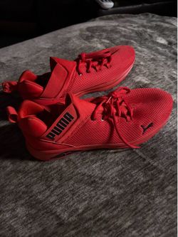 Red pumps men’s shoes