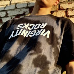 Gray Tie Dye Danny Duncan Virginity Rocks Shirt (Large)