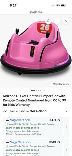 Kidzone bumper car