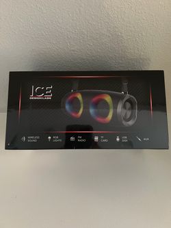 Ice Design Labs Wireless Speaker with RGB Lights