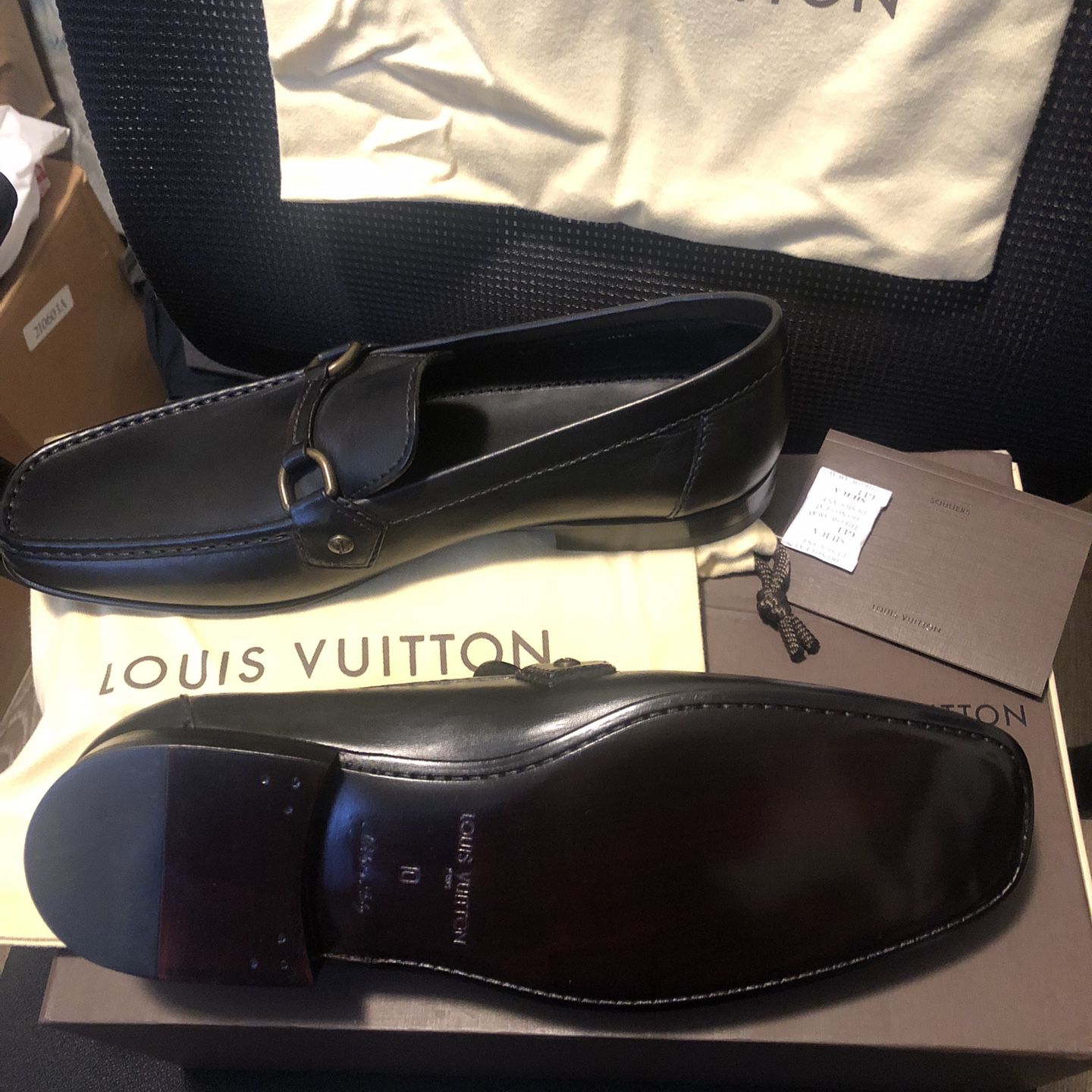 Louis Vuitton, Shoes, Louis Vuitton Black Dress Shoes