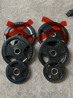 Rubber Grip Olympic Weights