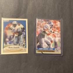 Barry Sanders Card Lot